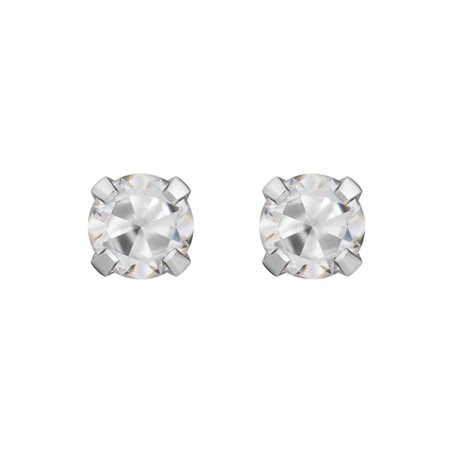 Sensitive by STUDEX® Prong Setting Cubic Zirconia Tube Cube