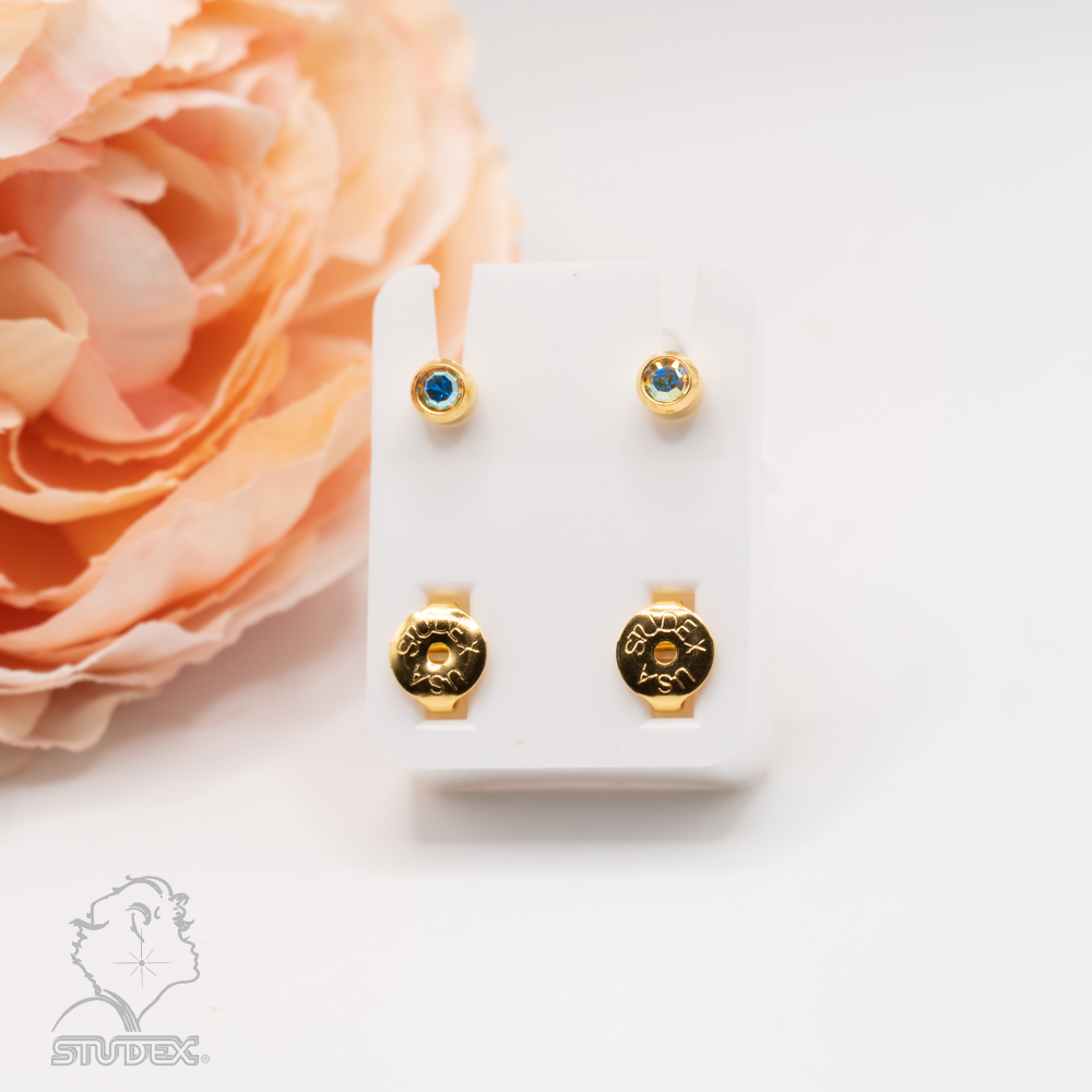 Studex-ის უნივერსალური საყურეები /R203Y/ -12 წყვილი