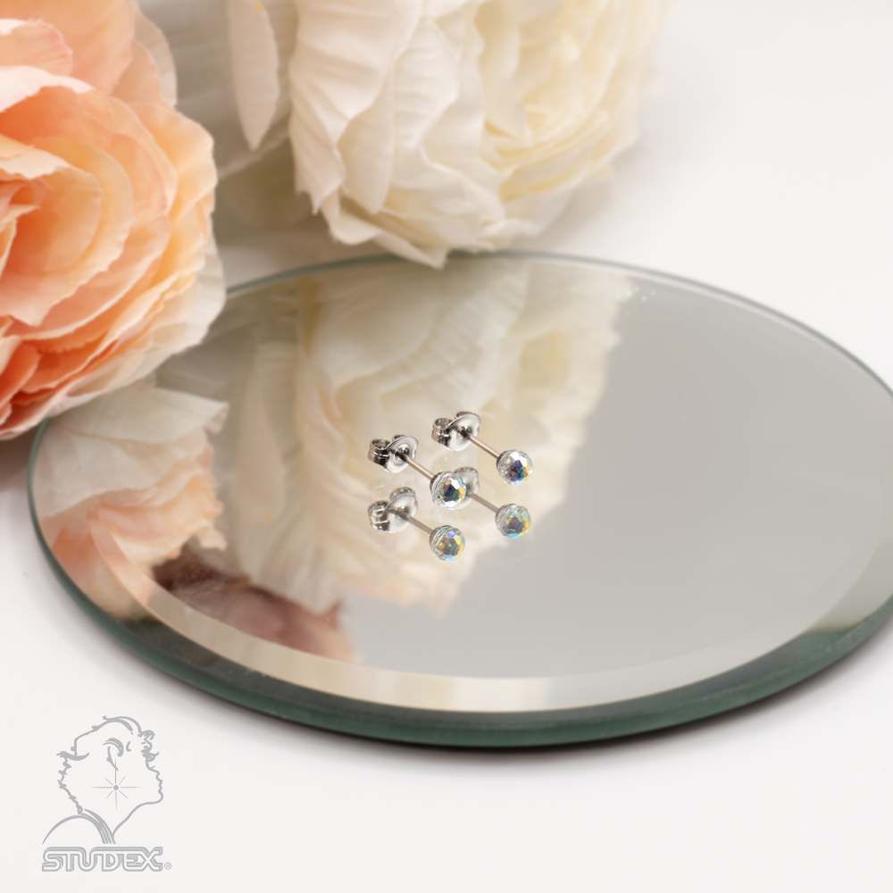 Studex-ის მგრძნობიარე საყურეები /S3315W/ წყვილი