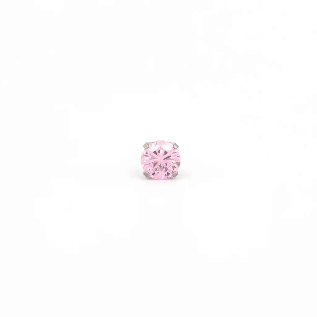 Sensitive by STUDEX® Cubic Zirconia Pink -Black Box