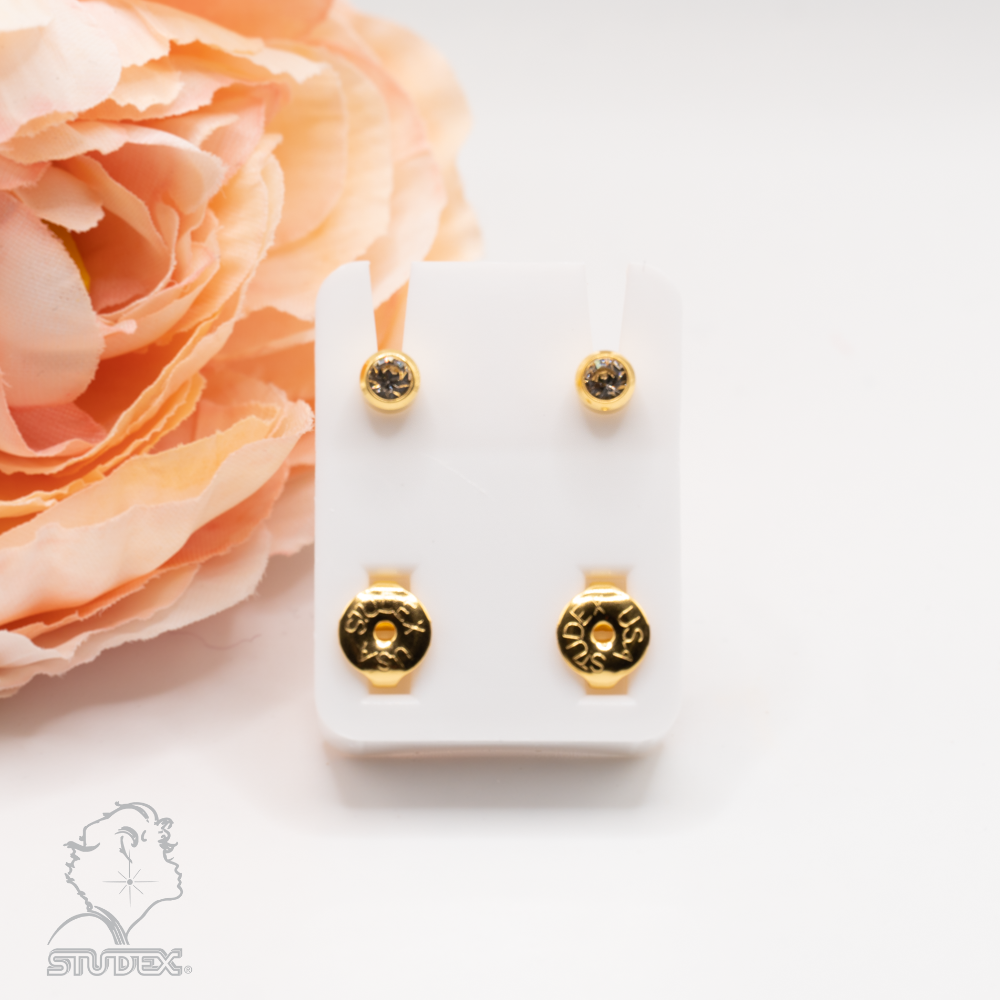 Studex-ის უნივერსალური საყურეები /R204Y/ -12 წყვილი