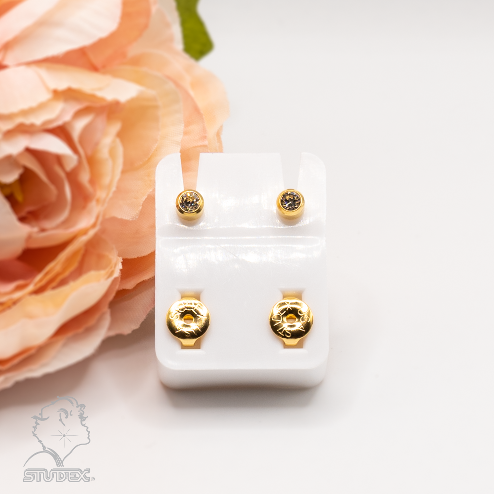 Studex-ის უნივერსალური საყურეები /R204Y/ -12 წყვილი