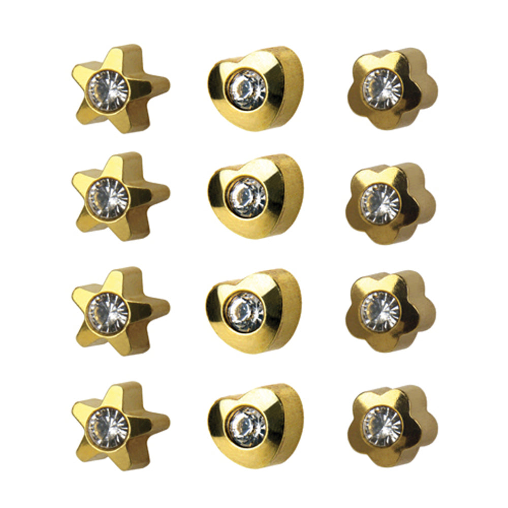 Studex-ის უნივერსალური საყურეები /R513Y-4/ -12 წყვილი