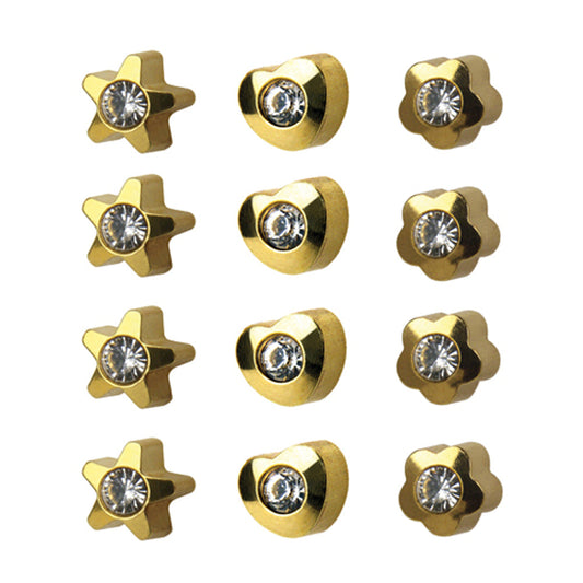 Studex-ის უნივერსალური საყურეები /R513Y-4/ -12 წყვილი